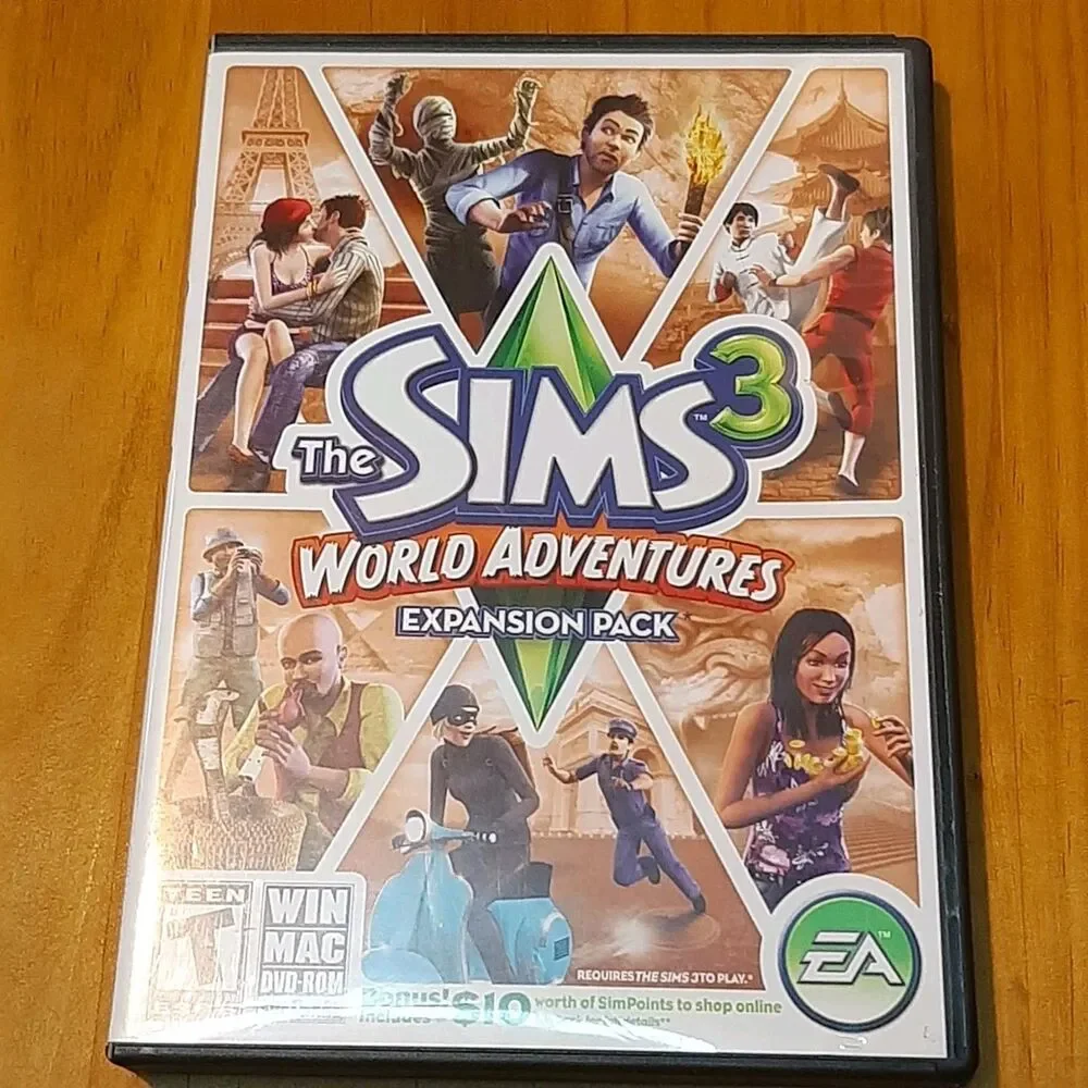 The Sims 3: World Adventures Expansion Pack (Windows/Mac, 2009) DVD-ROM